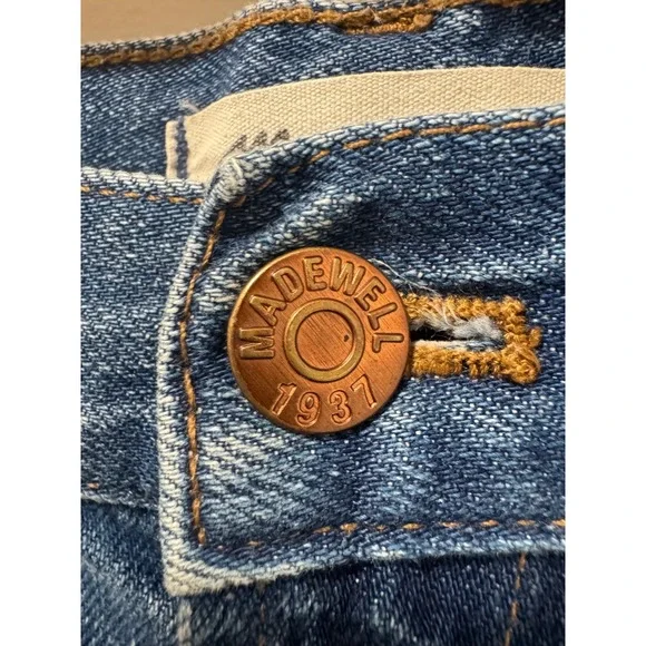 Madewell The Perfect Vintage Jean Women's Size 26 Distressed Denim High Rise - Picture 3 of 9